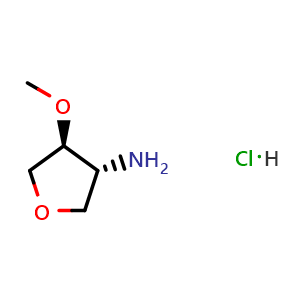 (3R,4S)-4-Methoxytetrahydrofuran-3-amine hydrochloride