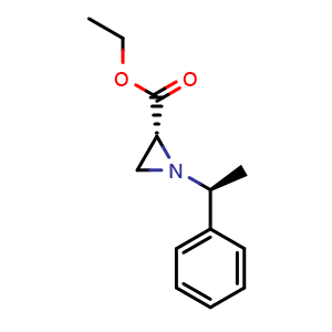 ethyl 1-[(S)-1-phenylethyl]aziridine-(R)-carboxylate