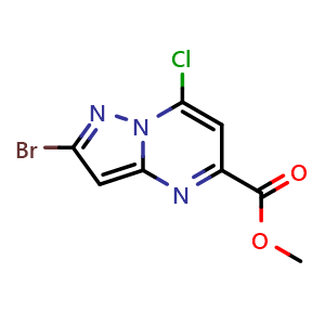 methyl 2-bromo-7-chloropyrazolo[1,5-a]pyrimidine-5-carboxylate