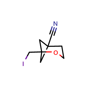 1-(iodomethyl)-2-oxabicyclo[3.1.1]heptane-5-carbonitrile