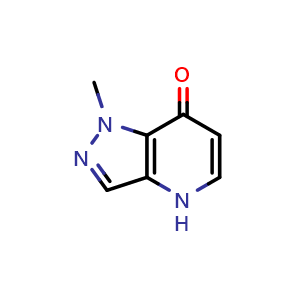 Chemical structure of 1-methyl-4H-pyrazolo[4,3-b]pyridin-7-one , AChemBlock Y219560