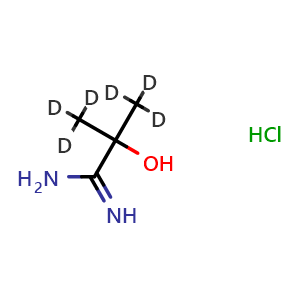 3,3,3-trideuterio-2-hydroxy-2-(trideuteriomethyl)propanamidine hydrochloride