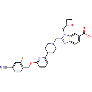 Chemical structure of GLP-1R agonist 3 , CAS 2428640-18-8, AChemBlock Y219661