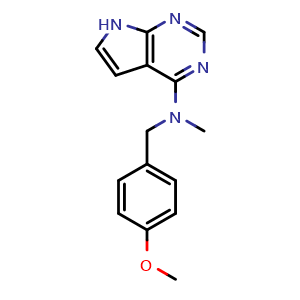 N-[(4-methoxyphenyl)methyl]-N-methyl-7H-pyrrolo[2,3-d]pyrimidin-4-amine