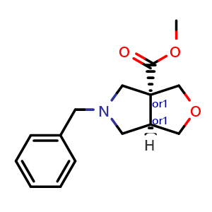 methyl cis-5-benzyl-3,4,6,6a-tetrahydro-1H-furo[3,4-c]pyrrole-3a-carboxylate