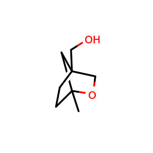 Chemical structure of (1-methyl-2-oxabicyclo[2.2.1]heptan-4-yl)methanol , CAS 2416234-83-6, AChemBlock Y219710