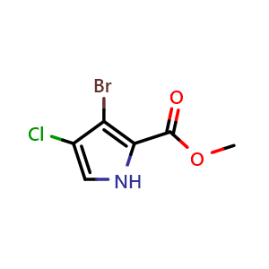 methyl 3-bromo-4-chloro-1H-pyrrole-2-carboxylate
