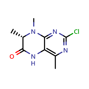 (7S)-2-chloro-4,7,8-trimethyl-5,7-dihydropteridin-6-one