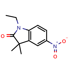 1-ethyl-3,3-dimethyl-5-nitro-indolin-2-one