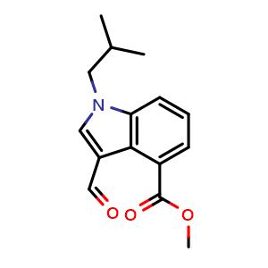 methyl 3-formyl-1-isobutyl-indole-4-carboxylate