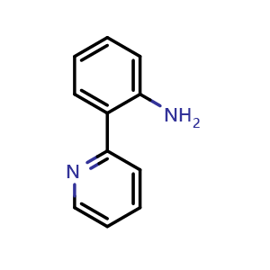 Chemical structure of 2-(2-pyridyl)aniline , CAS 29528-30-1, AChemBlock Y219823