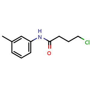 Chemical structure of 4-chloro-N-(3-methylphenyl)butanamide , CAS 73863-44-2, AChemBlock Y219886