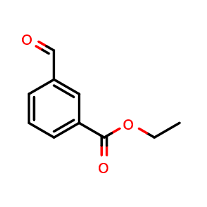 Chemical structure of ethyl 3-formylbenzoate , CAS 33745-47-0, AChemBlock Y219894