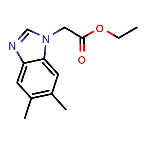 ethyl 2-(5,6-dimethyl-1,3-benzodiazol-1-yl)acetate