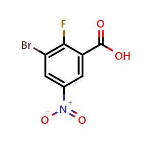 3-Bromo-2-fluoro-5-nitrobenzoic acid