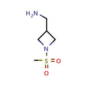 (1-Methanesulfonylazetidin-3-yl)methanamine