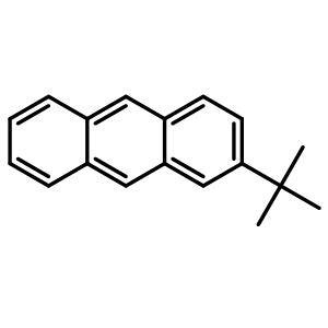 Chemical structure of 2-(tert-Butyl)anthracene , CAS 18801-00-8, AChemBlock Y219943