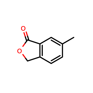 Chemical structure of 6-Methylisobenzofuran-1(3H)-one , CAS 72985-23-0, AChemBlock Y219944