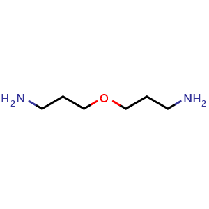 Chemical structure of Bis(3-aminopropyl) ether , CAS 2157-24-6, AChemBlock Y220004