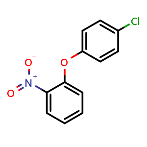 Chemical structure of 2-Nitro-4'-chlorodiphenyl ether , CAS 39145-47-6, AChemBlock Y220039