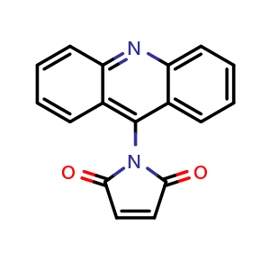 Chemical structure of N-(9-Acridinyl)maleimide , CAS 49759-20-8, AChemBlock Y220042