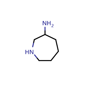 Chemical structure of (+/-)-3-Amino-homopiperidine , CAS 69154-03-6, AChemBlock Y220067