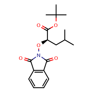 (R)-tert-Butyl 2-(1,3-dioxoisoindolin-2-yloxy)-4-methylpentanoate