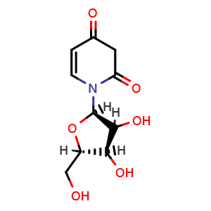 Chemical structure of 3-Deazauridine , CAS 23205-42-7, AChemBlock Y220156