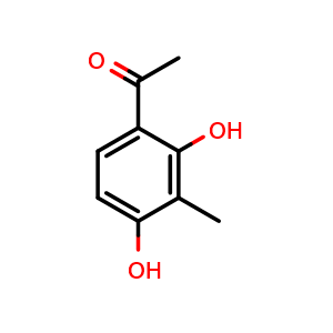 Chemical structure of 4-Acetyl-2-methylresorcinol , CAS 10139-84-1, AChemBlock Y220168