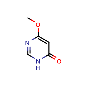 Chemical structure of 6-Methoxypyrimidin-4(3H)-one , CAS 6128-06-9, AChemBlock Y220210