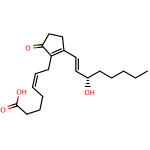 Chemical structure of Prostaglandin B2 , CAS 13367-85-6, AChemBlock Y220234