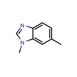 Chemical structure of 1,6-Dimethylbenzimidazole , CAS 10394-40-8, AChemBlock Y220241
