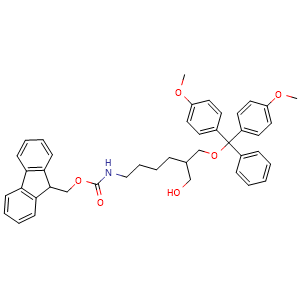 (9H-Fluoren-9-yl)methyl (6-(bis(4-methoxyphenyl)(phenyl)methoxy)-5-(hydroxymethyl)hexyl)carbamate