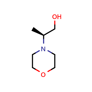 Chemical structure of (S)-2-Morpholinopropan-1-ol , CAS 1352306-49-0, AChemBlock Y220380