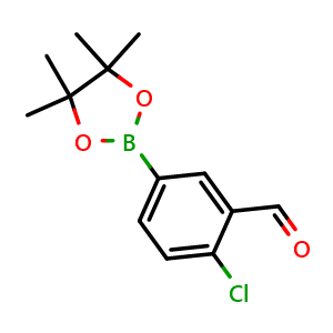 2-Chloro-5-(4,4,5,5-tetramethyl-1,3,2-dioxaborolan-2-yl)benzaldehyde