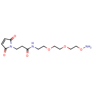 Mal-amide-PEG2-oxyamine