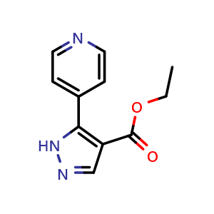 Ethyl 5-(pyridin-4-yl)-1h-pyrazole-4-carboxylate