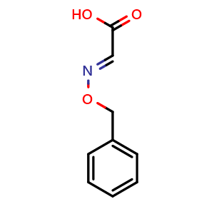 Chemical structure of 2-((Benzyloxy)imino)acetic acid , CAS 77845-97-7, AChemBlock Y220731