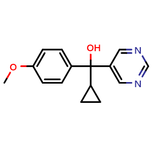 Chemical structure of Ancymidol , CAS 12771-68-5, AChemBlock Y220767