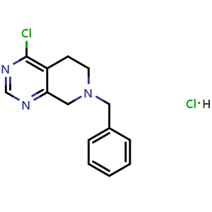 7-Benzyl-4-chloro-5,6,7,8-tetrahydropyrido[3,4-d]pyrimidine hydrochloride