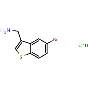 (5-Bromobenzo[b]thiophen-3-yl)methanaminehydrochloride