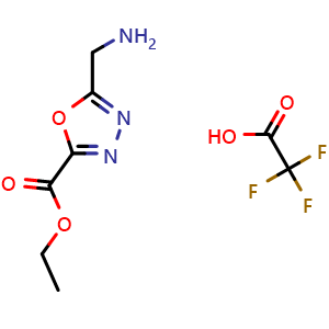 Ethyl 5-(aminomethyl)-1,3,4-oxadiazole-2-carboxylate2,2,2-trifluoroacetate
