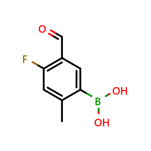4-Fluoro-5-formyl-2-methylphenylboronic acid