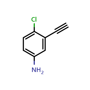 4-Chloro-3-ethynylaniline
