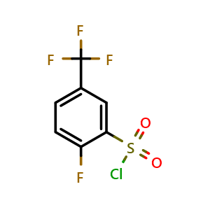 2-Fluoro-5-(trifluoromethyl)benzene-1-sulfonyl chloride