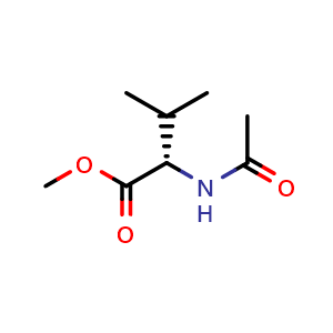 Chemical structure of (S)-Methyl 2-acetamido-3-methylbutanoate , CAS 1492-15-5, AChemBlock Y220928