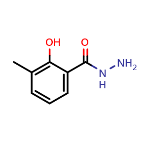 Chemical structure of 2-Hydroxy-3-methylbenzohydrazide , CAS 30991-42-5, AChemBlock Y220930