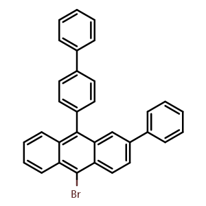 9-([1,1'-Biphenyl]-4-yl)-10-bromo-2-phenylanthracene