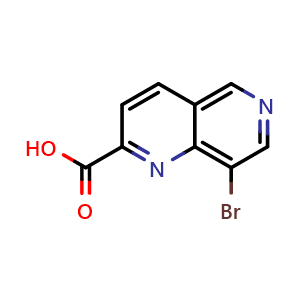 8-Bromo-1,6-naphthyridine-2-carboxylic acid