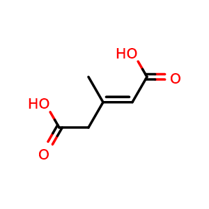 Chemical structure of 3-Methylglutaconic acid , CAS 5746-90-7, AChemBlock Y220963